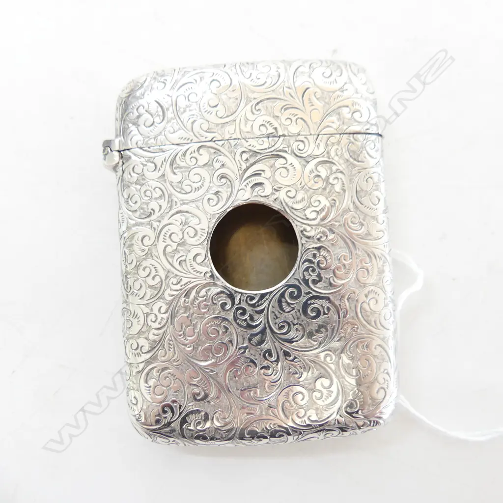 STG SILVER CIGARETTE CASE B'HAM 1888 80x60mm 40 GM Image 1++