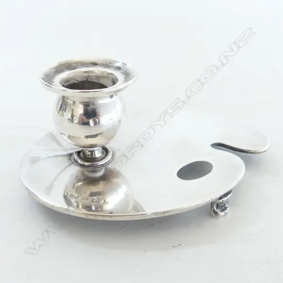 STG SILVER NOVELTY ARTISTS PALETTE CANDLE HOLDER 100x70mm B'HAM 50gm