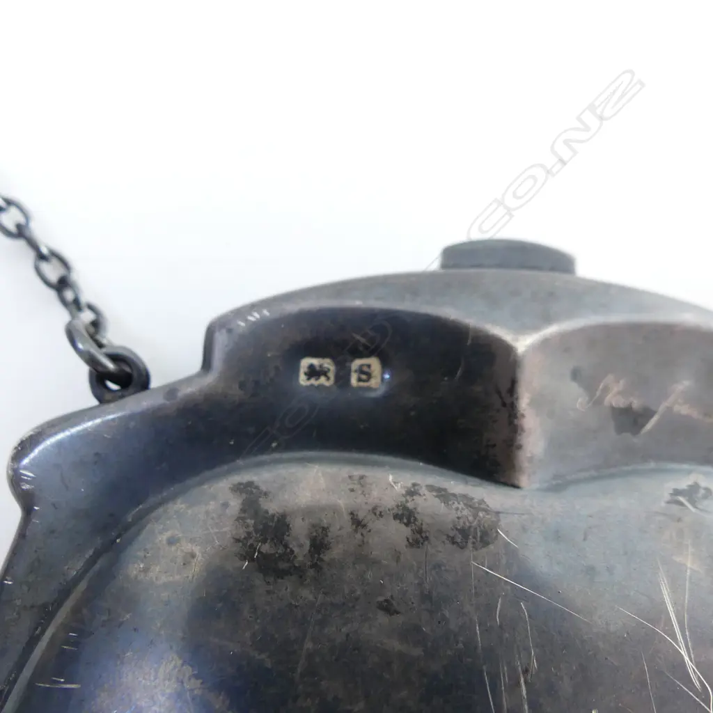 STG SILVER PURSE B'HAM 1917 111gm Image 1++