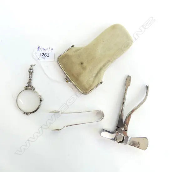 LORGNETTE, PR STG TONGS 13gm, PLIERS (CASED)
