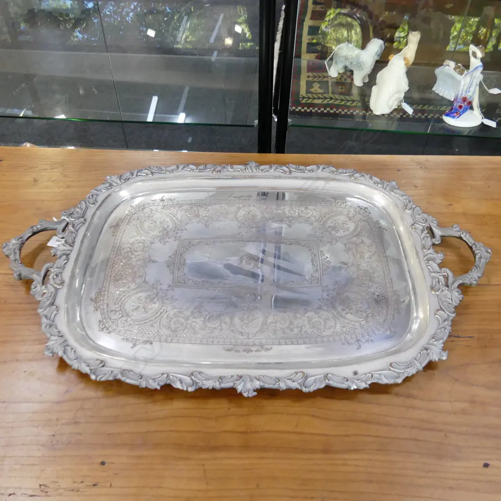 LG SILVER PLATE TRAY 525x835mm Image 1++