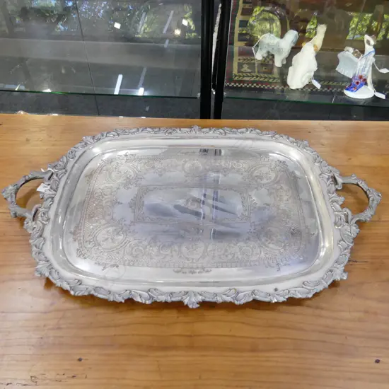 LG SILVER PLATE TRAY 525x835mm