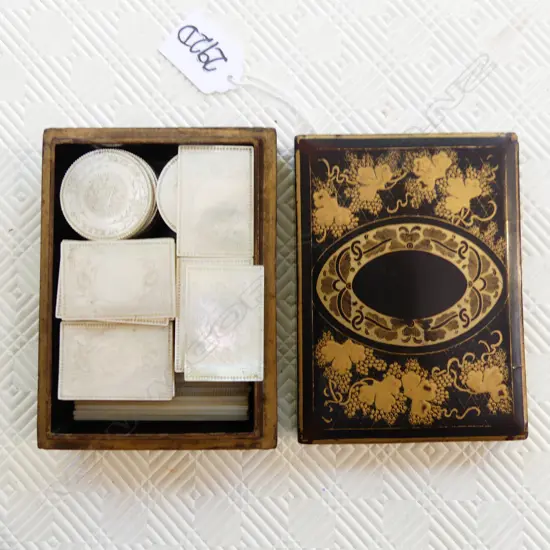 ONE REGENCY BOX FILLED WITH MoP GAME TOKENS 