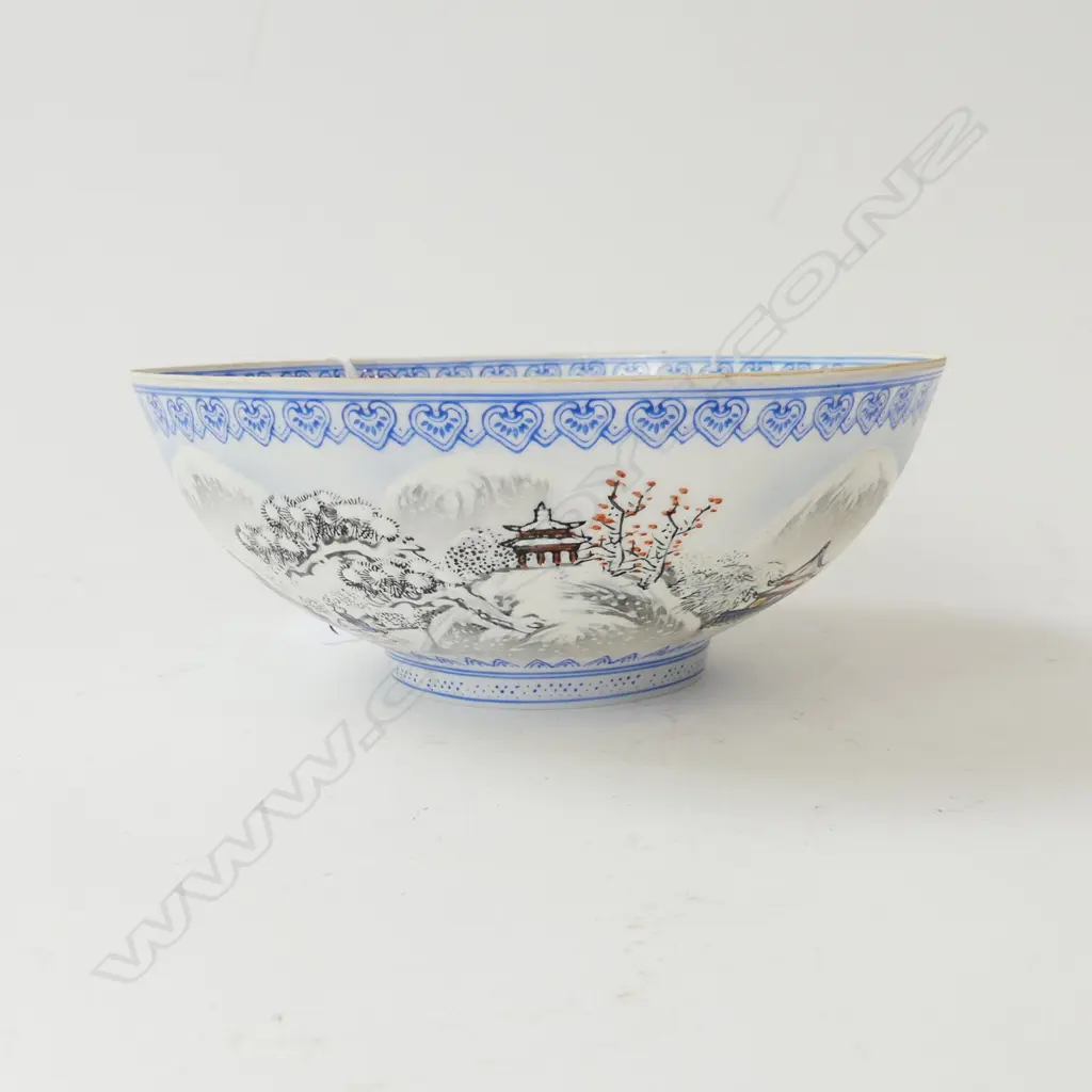 CHINESE BAOTAI CHINA BOWL DIA180MM Image 1++