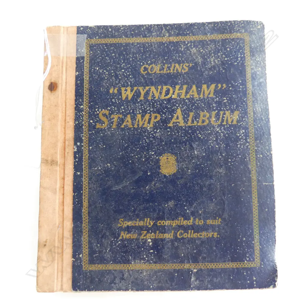 COLLINS 'WYNDHAM' STAMP ALBUM 205x175mm Image 1++