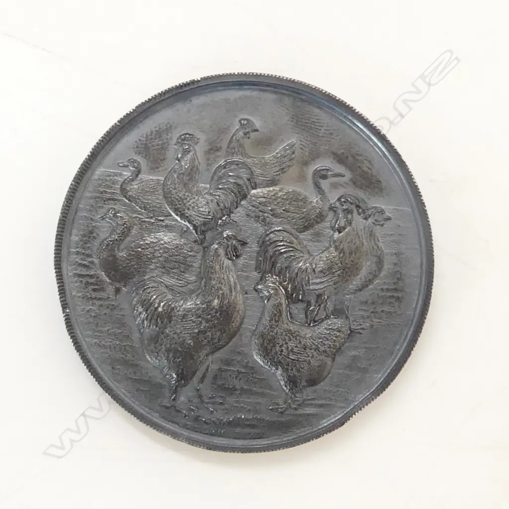 1911 MEDAL 'BEST BANTAM HEN CHILDRENS CLASS' Dia.46mm Image 1++