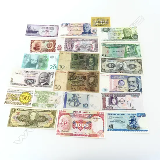 20 ASST. WORLD BANK NOTES