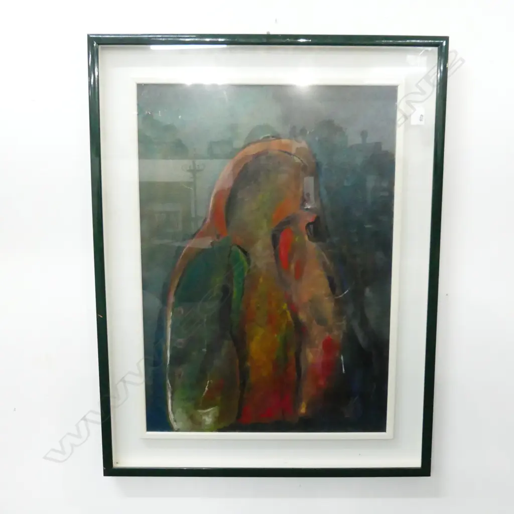 LG ABSTRACT OIL ON CANVAS, SIGNED 690x490mm Image 1++