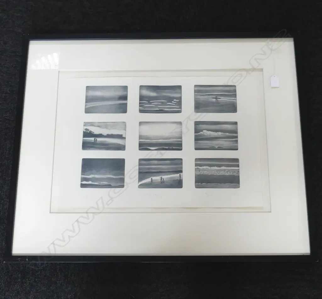 SIGNED ETCHING 'THE BAY' 1/10 2006 420x600mm Image 1++