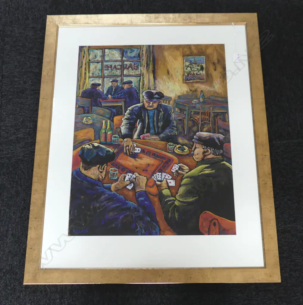 HELENA BLAIR 'CAFE PROVENCE' PASTEL 640x595mm Image 1++