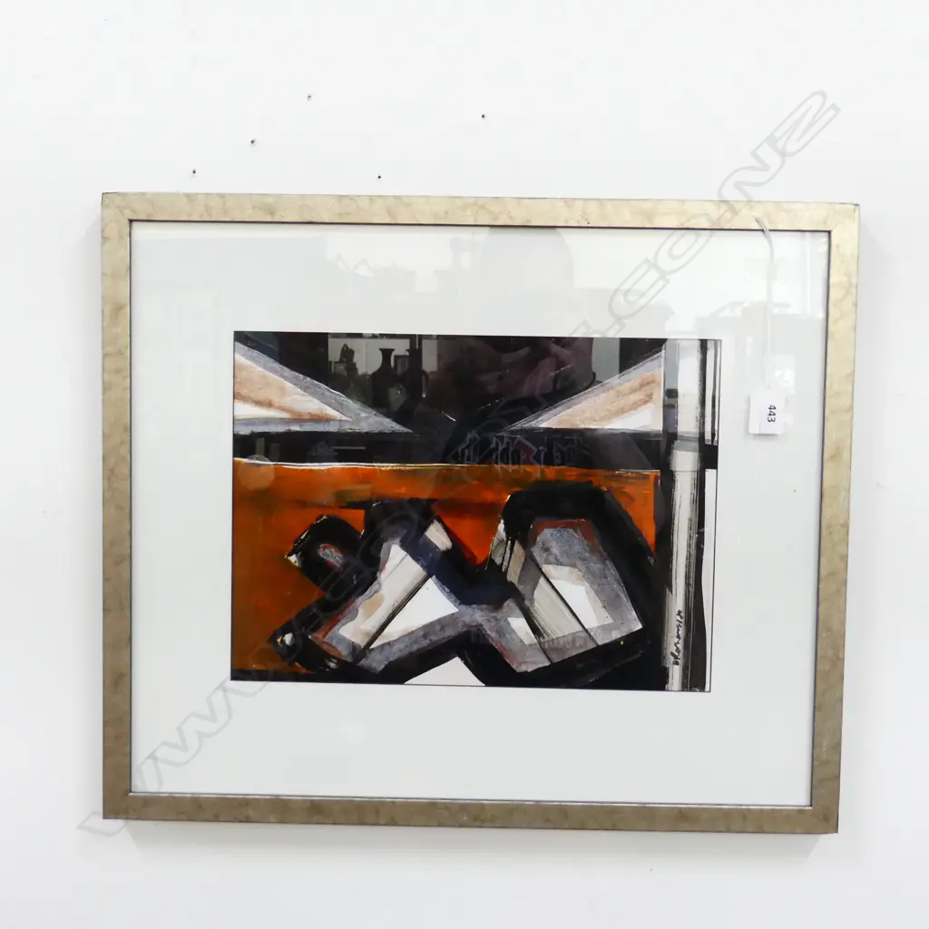 DES ROBERTSHAW 'RECLINING FIGURE' ACRYLIC 250x340mm Image 1++