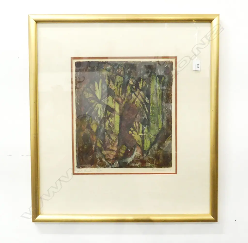 ALISON PICKMERE 'DEEP BUSH' LITHOGRAPH 15/80 SIGNED & DATED '66. 345x310mm Image 1++