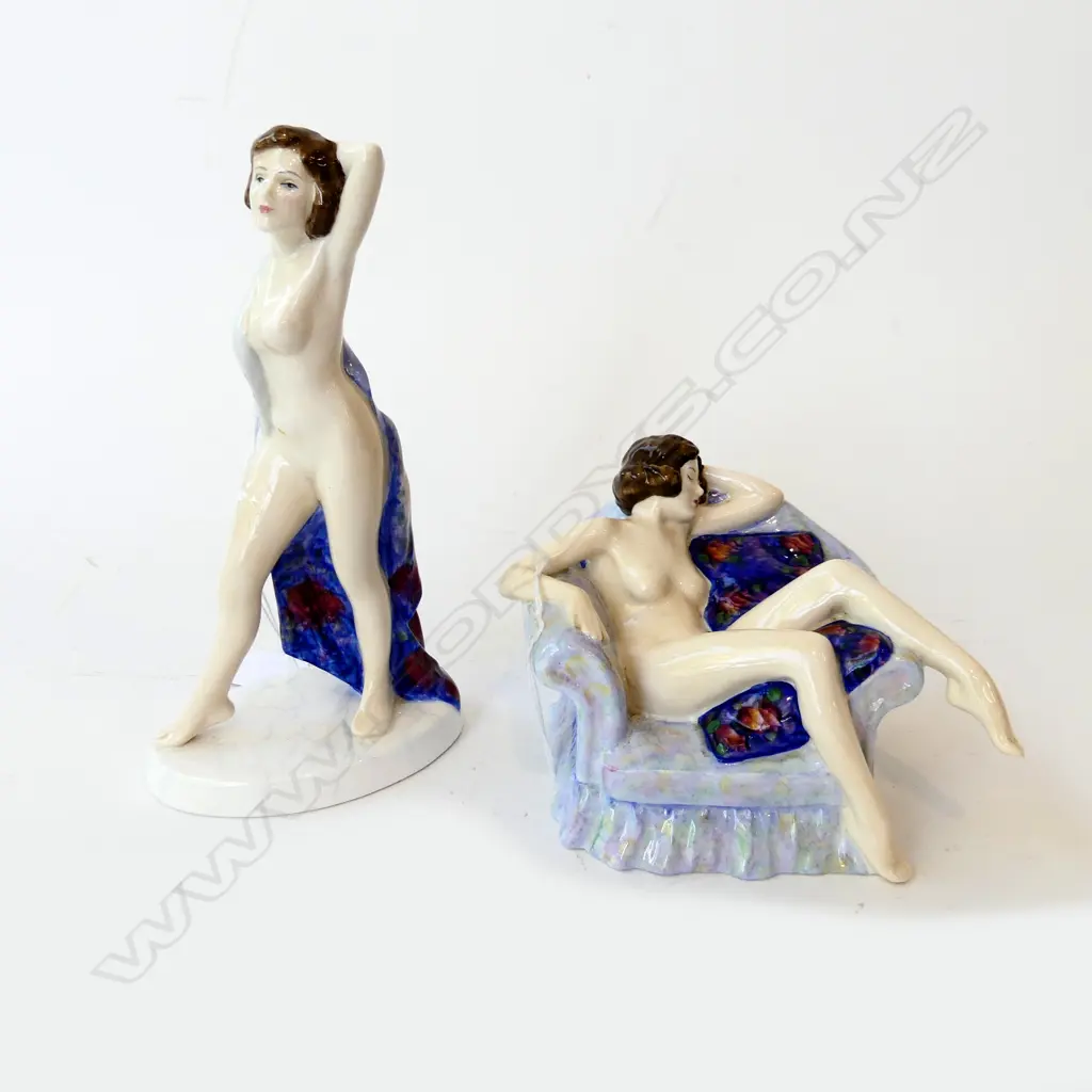 2 R/D FIGURINES NUDES LOIS H90MM & EVELYN H190MM Image 1++