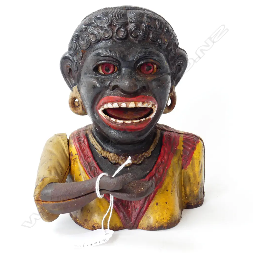 DINAH CAST IRON MONEY BOX H.165mm Image 1++