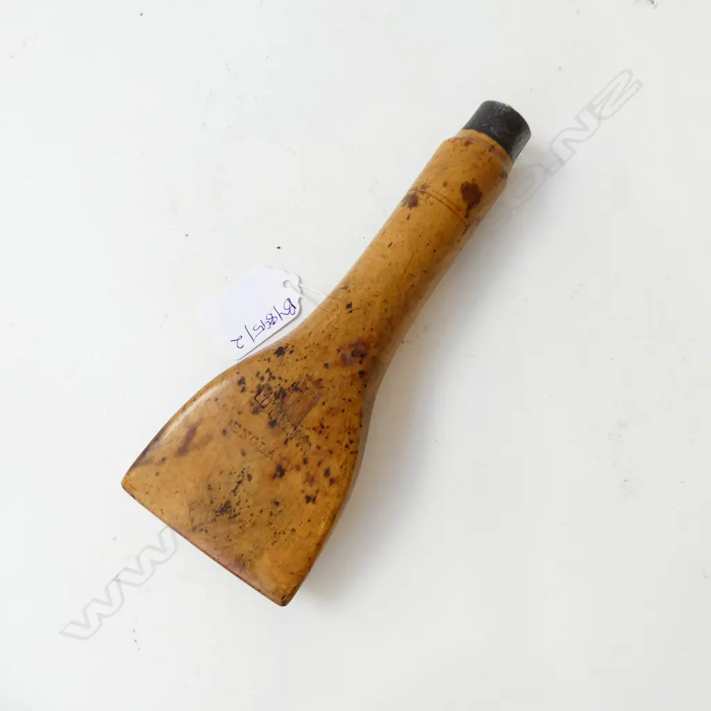 VICTORIAN WOODEN SAIL MAKERS SEAM RUBBER L.185mm Image 1++