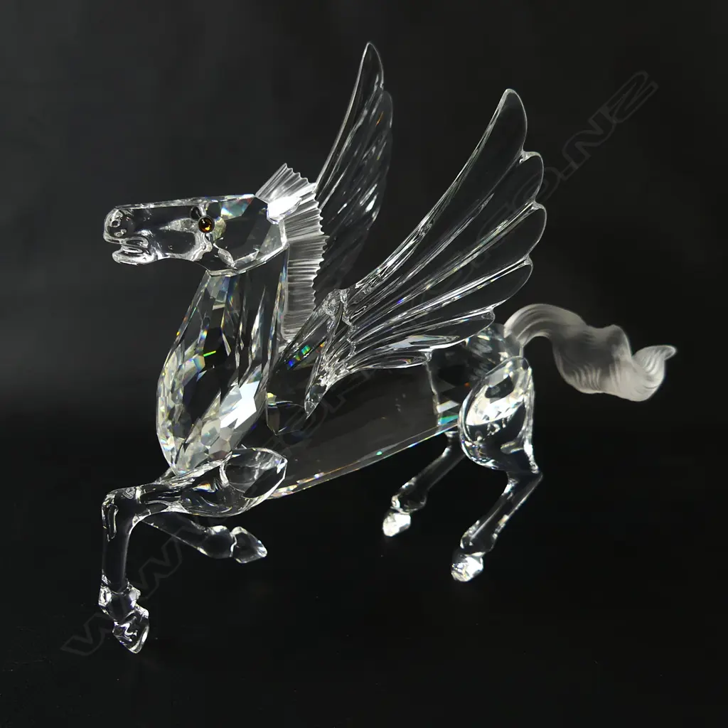 SWAROVSKI 1998 'FABULOUS CREATURES' - THE PEGASUS, H.120mm BOXED Image 1++