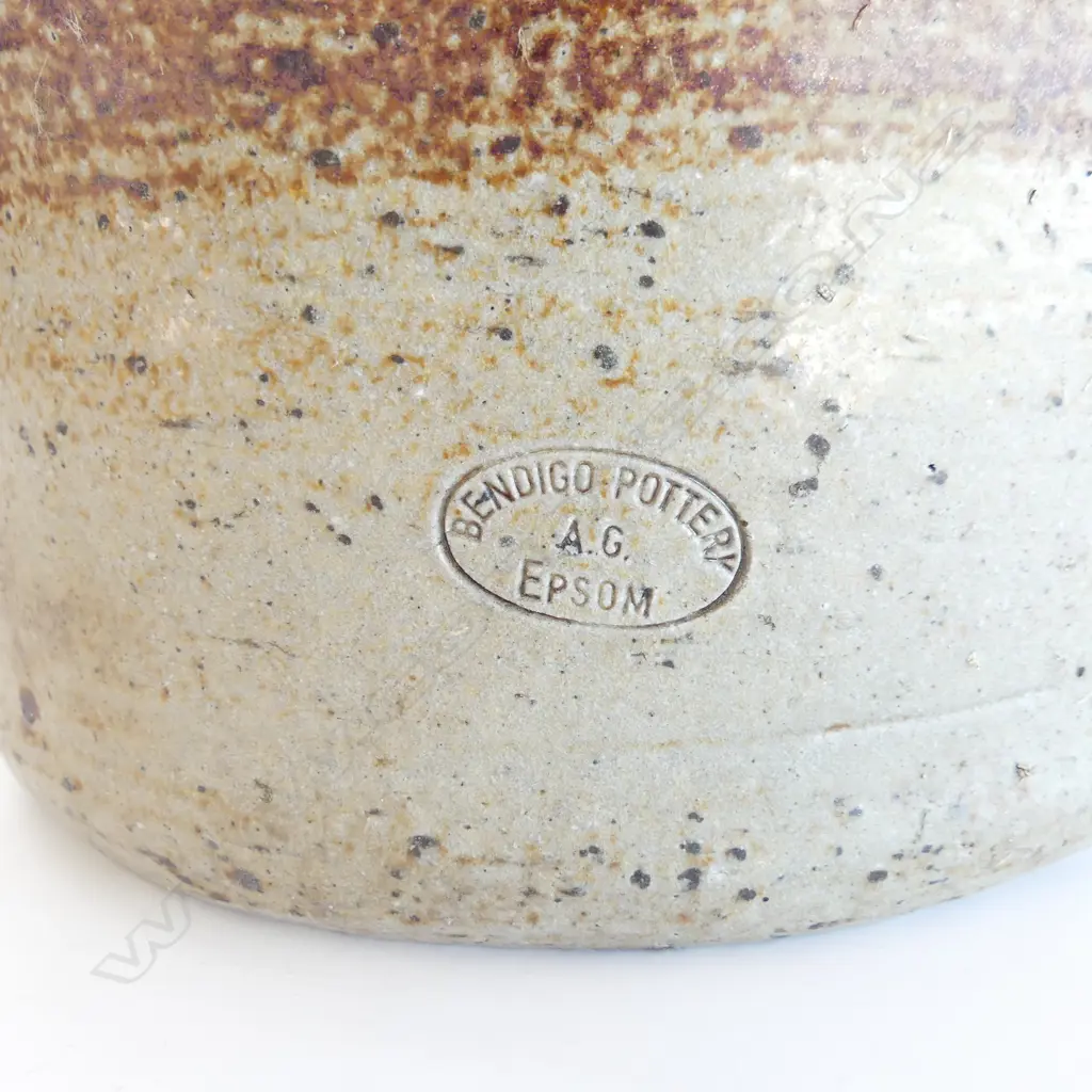 ANTIQUE STONEWARE DEMIJOHN Image 1++