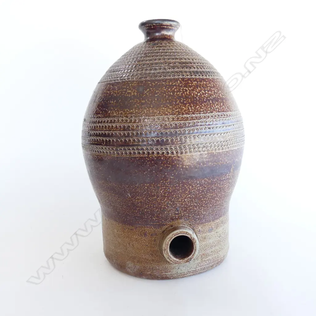 ANTIQUE STONEWARE DEMIJOHN Image 1++