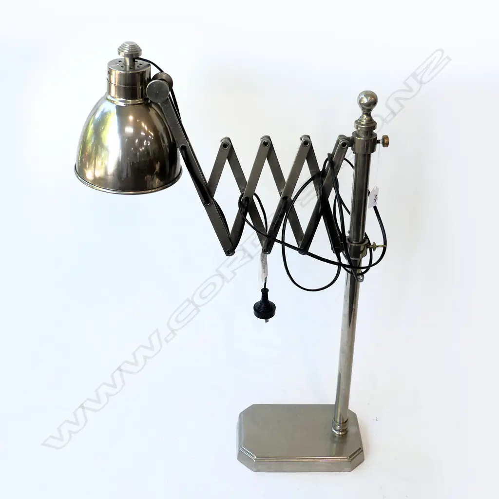 SILVER METAL INDUSTRIAL STYLE LAMP H.750mm Image 1++