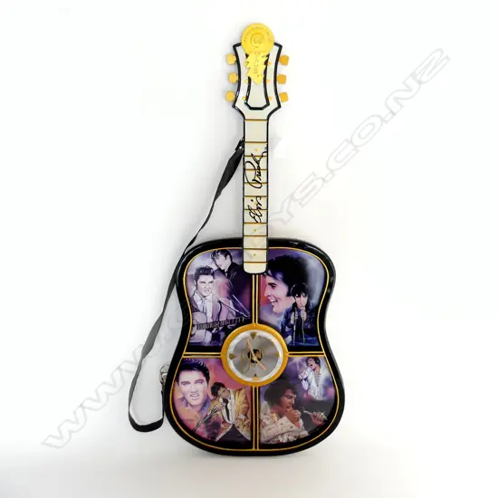 BRADFORD EXCHANGE ELVIS GUITAR H.805mm