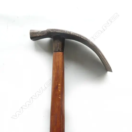 18-19THC FORGED WOODWORKERS ADZE WITH LATTER WOODEN HANDLE L 620 MM