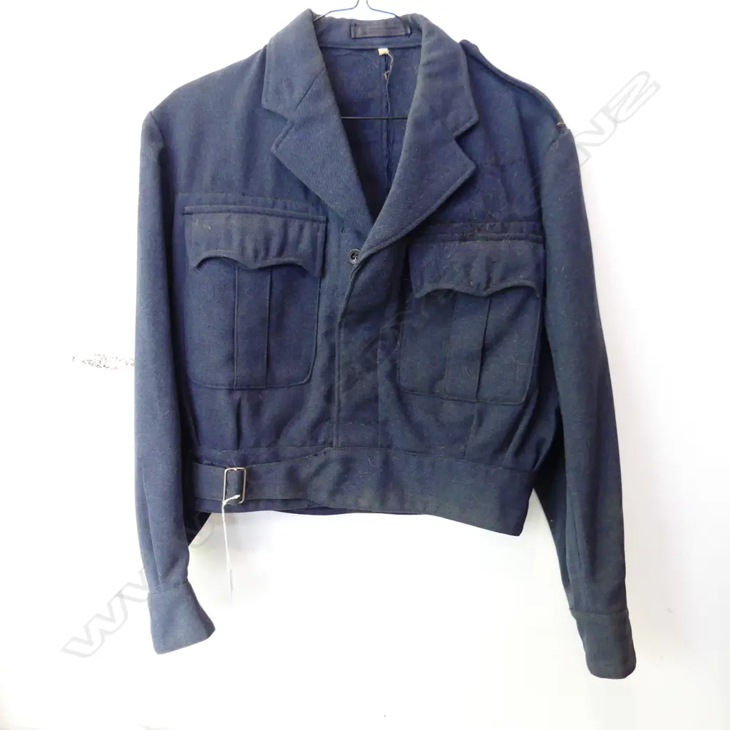 VINTAGE RNZAF BATTLE DRESS WOOLEN JACKET WWII PATTERN Image 1++