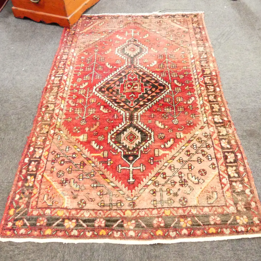 HAND KNOTTED WOOL PILE RUG 2050x1320mm Image 1++