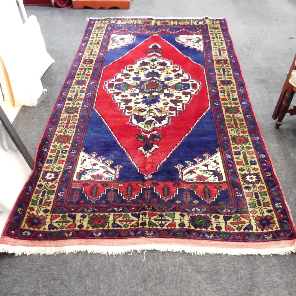 TURKISH hand knotted MEDALLION DESIGN DOWRY CARPET - ANATOLIA REGION 2500x1500mm Image 1++