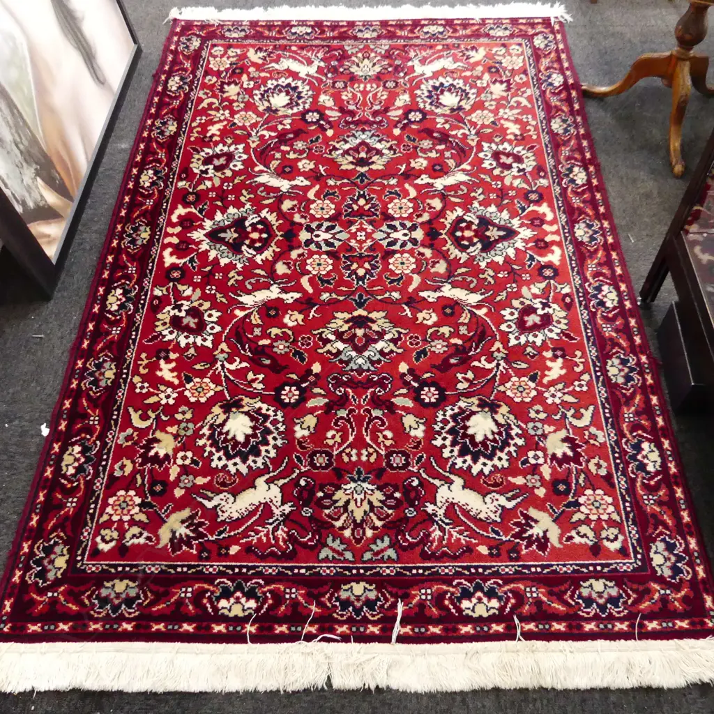 LG BREMWORTH PURE WOOL PILE TABRIZ MACHINED RUG 1370x2130mm Image 1++