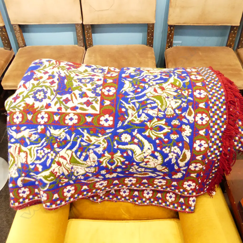 VERY LG DOUBLE SIDED MACHINED TAPESTRY - MIDDLE EASTERN DESIGN 1900x3300mm APPROX Image 1++