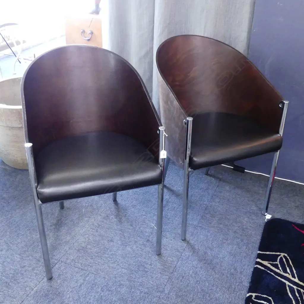 PR PHILLIPPE STARK 'COSTES' STYLE CHAIRS 535x600x855mm Image 1++