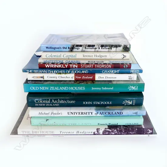 12 BOOKS; HISTORIC ARCHITECTURE INTEREST