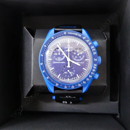 OMEGA SWATCH WATCH IN BOX
