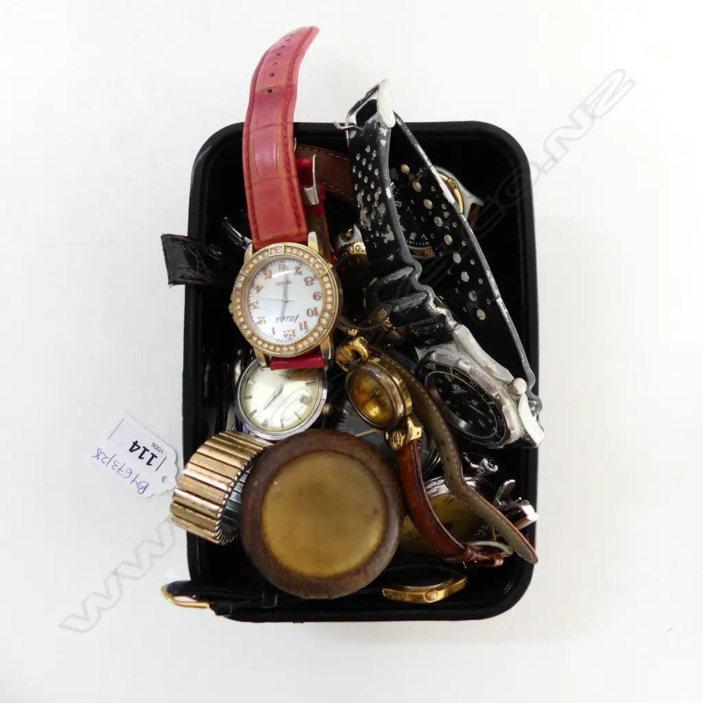 BOX ASST. WRIST WATCHES ETC Image 1++