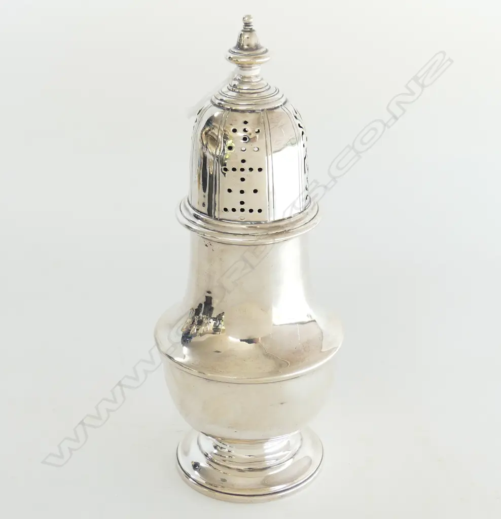 STG SILVER SIFTER, LONDON EARLY 20thC 285gm Image 1++