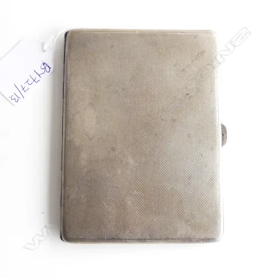 STG SILVER CIGARETTE CASE B'HAM 1934 172gm