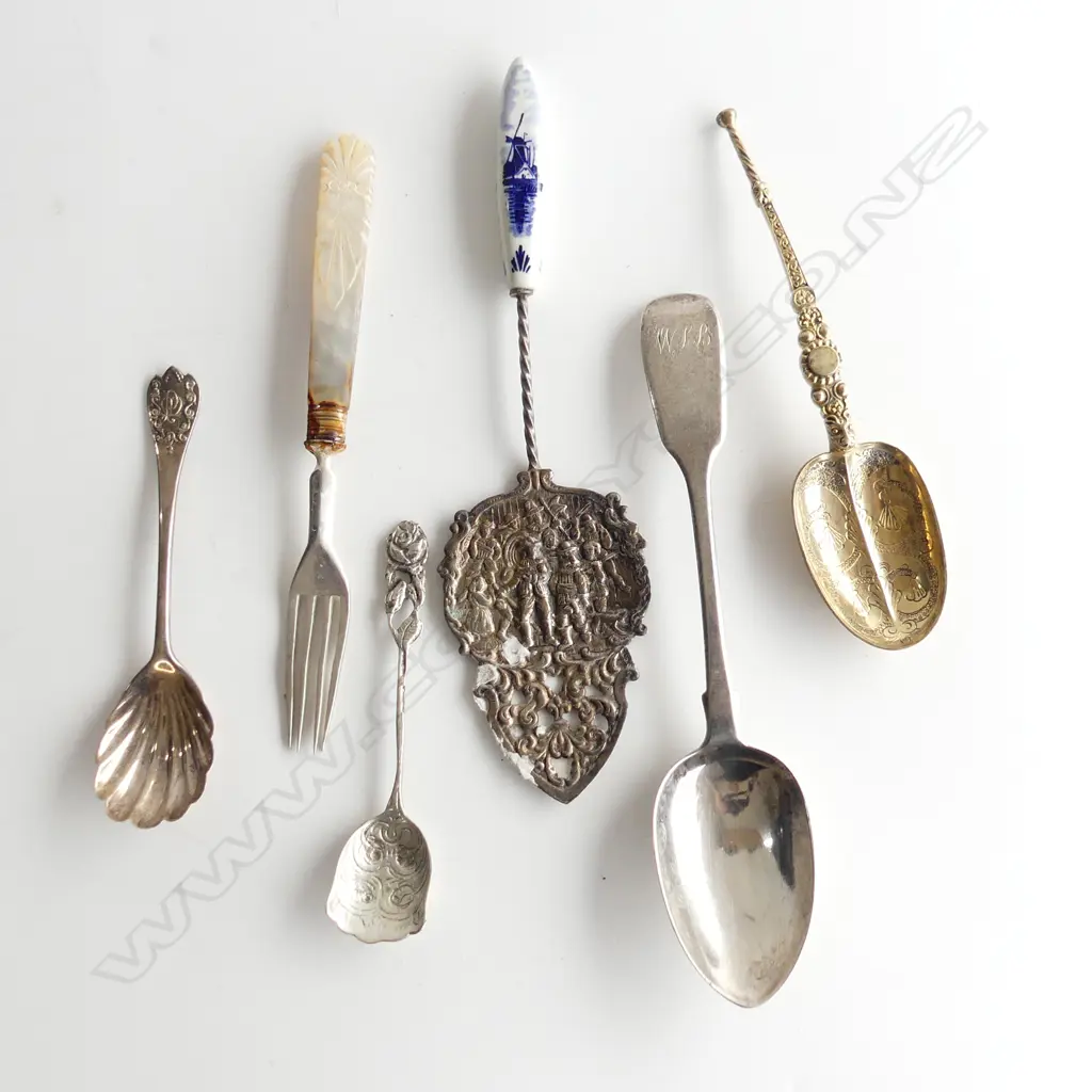 6 PCES ASST. SILVER CUTLERY 101gm Image 1++