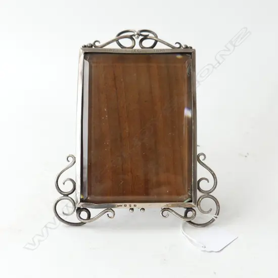 STG SILVER PHOTO FRAME B'HAM 1897 180x145mm 81gm GLASS DAMAGED AND SLIGHT DAMAGE TO FRAME