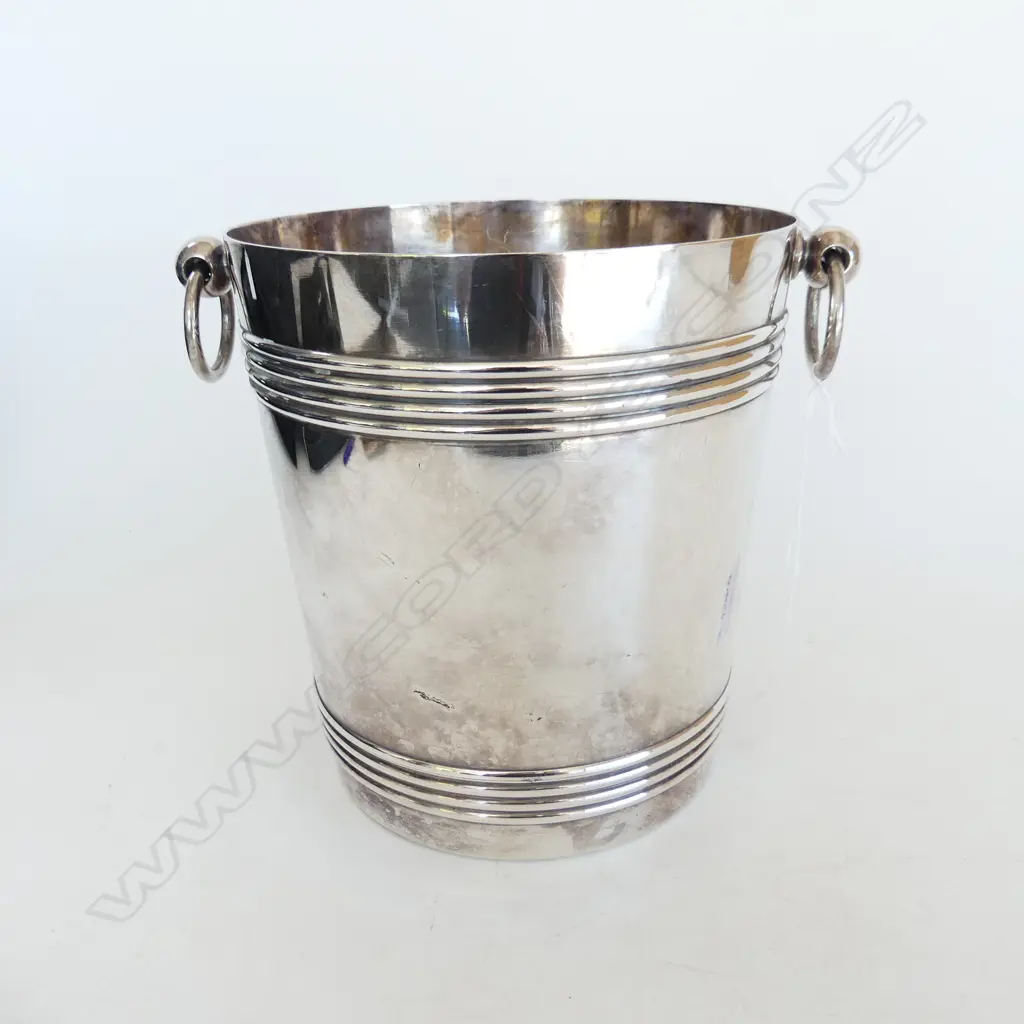 SILVER PLATED 'GALLICE POUR CHRISTOFLE' CHAMPAGNE ICE BUCKET Image 1++