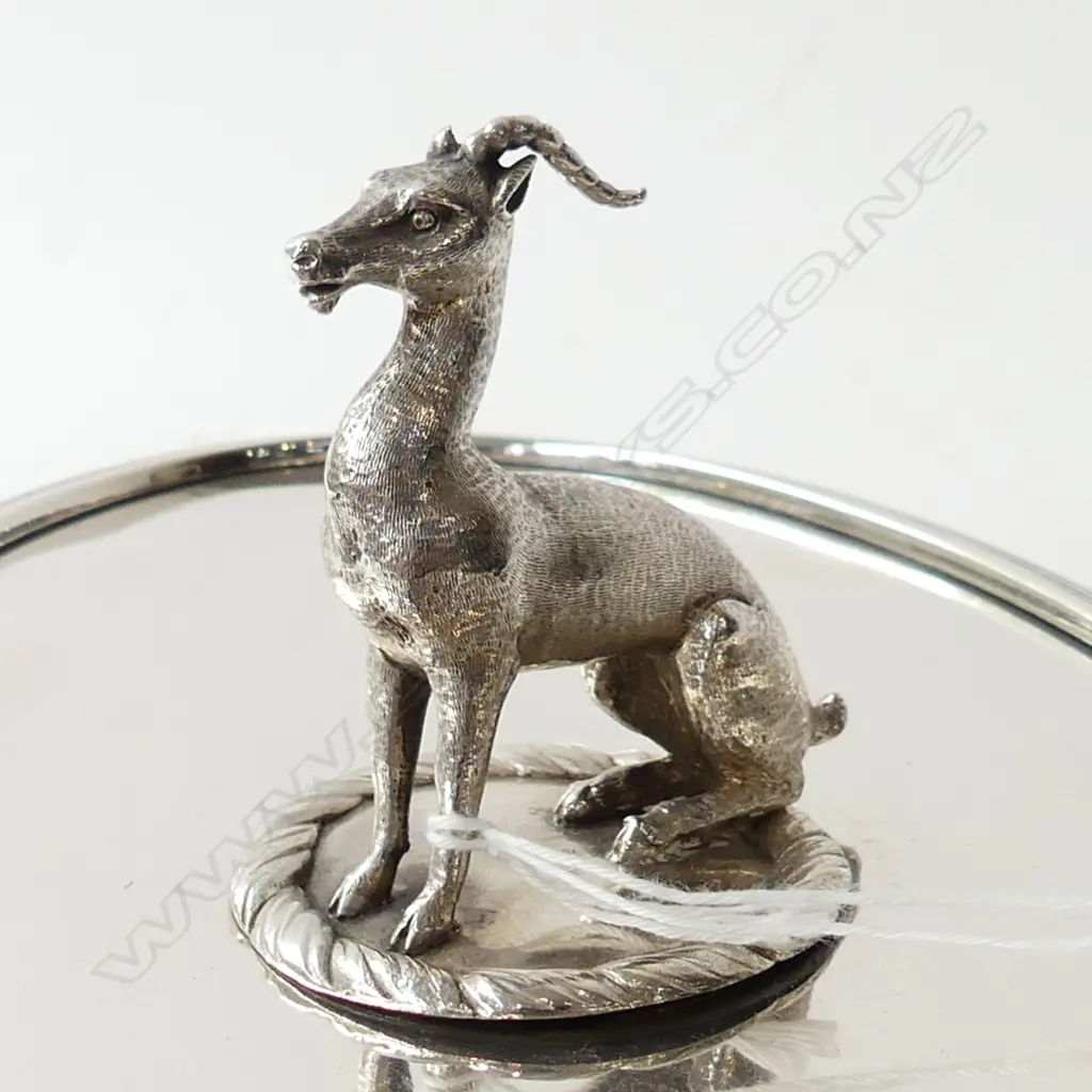 STG SILVER LIDDED VEGETABLE DISH, LONDON 1800 L.370mm 1175gm Image 1++