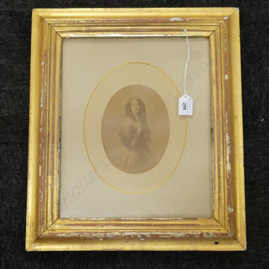 VICTORIAN PORTRAIT PRINT 155x120mm Image 1++