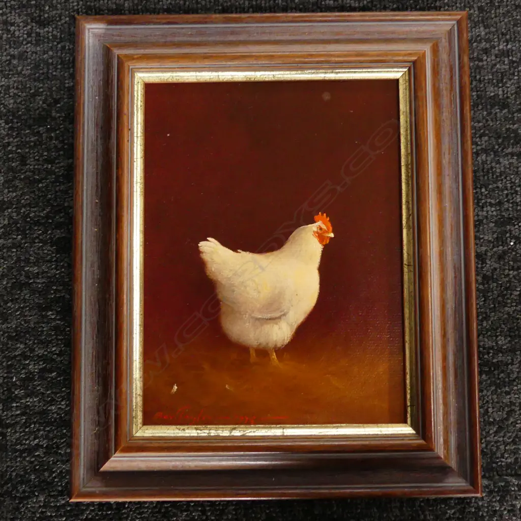 BEV TAYLOR 'SNOW WHITE' OIL ON BOARD '95 195x150mm Image 1++