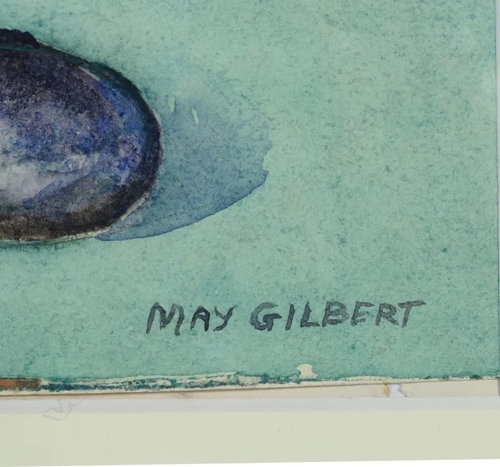 MAY GILBERT, STILL LIFE, c.1950,WATERCOLOUR ON PAPER, SIGNED, 350 x 250mm Image 1++