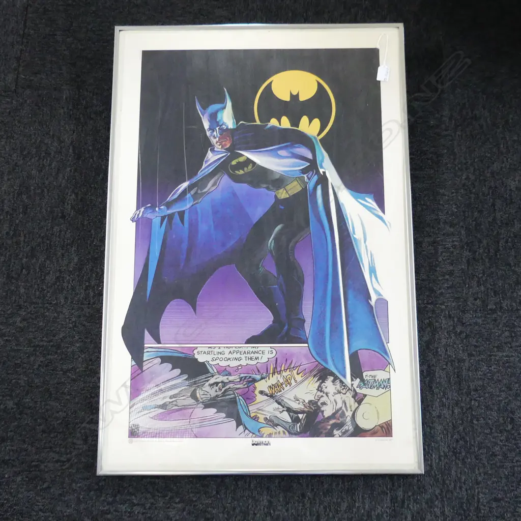 BATMAN POSTER PRINT 1977 DC COMICS 900 X 585mm Image 1++