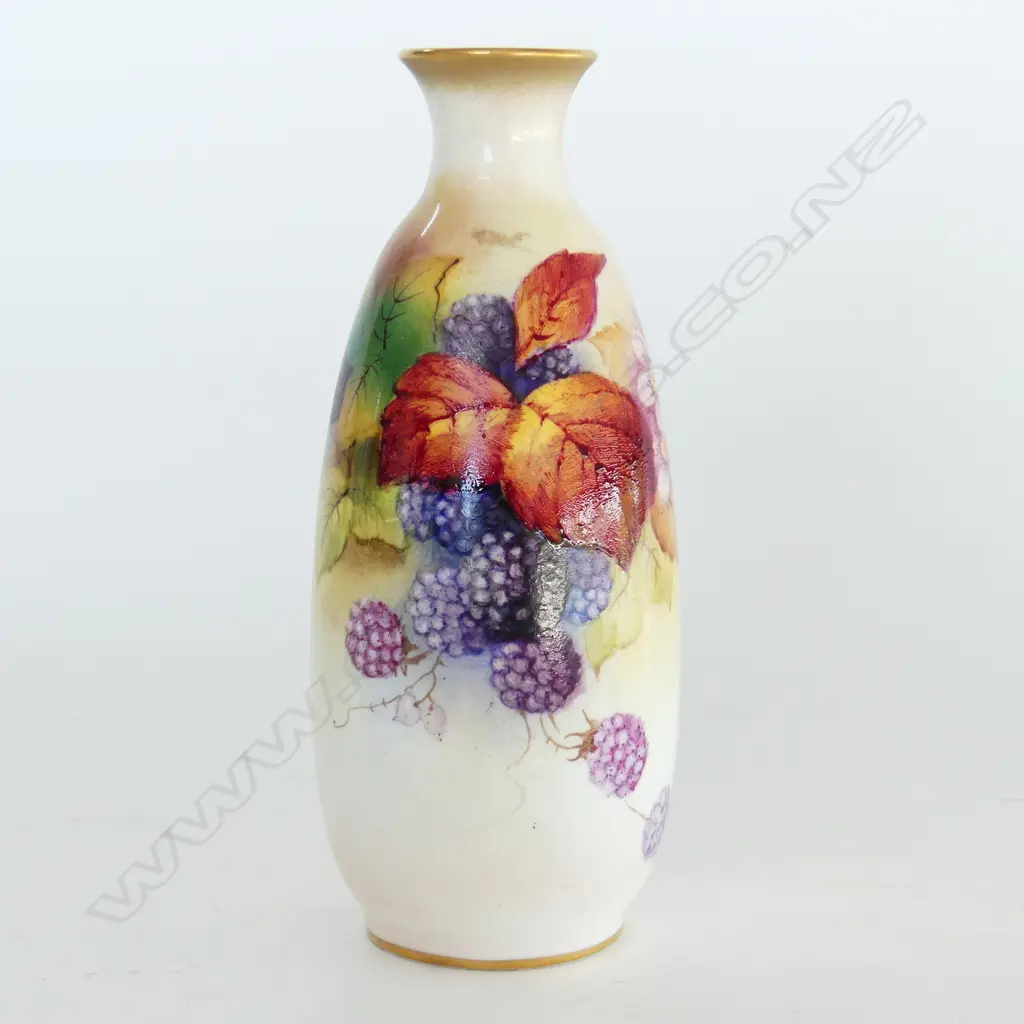 ROYAL WORCESTER KITTY BLAKE VASE H.145mm Image 1++
