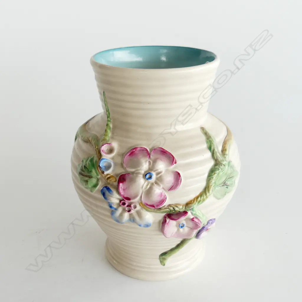 CLARRICE CLIFF VASE MADE AT NEWPORT POTTERIES ENGLAND, H.180mm Image 1++