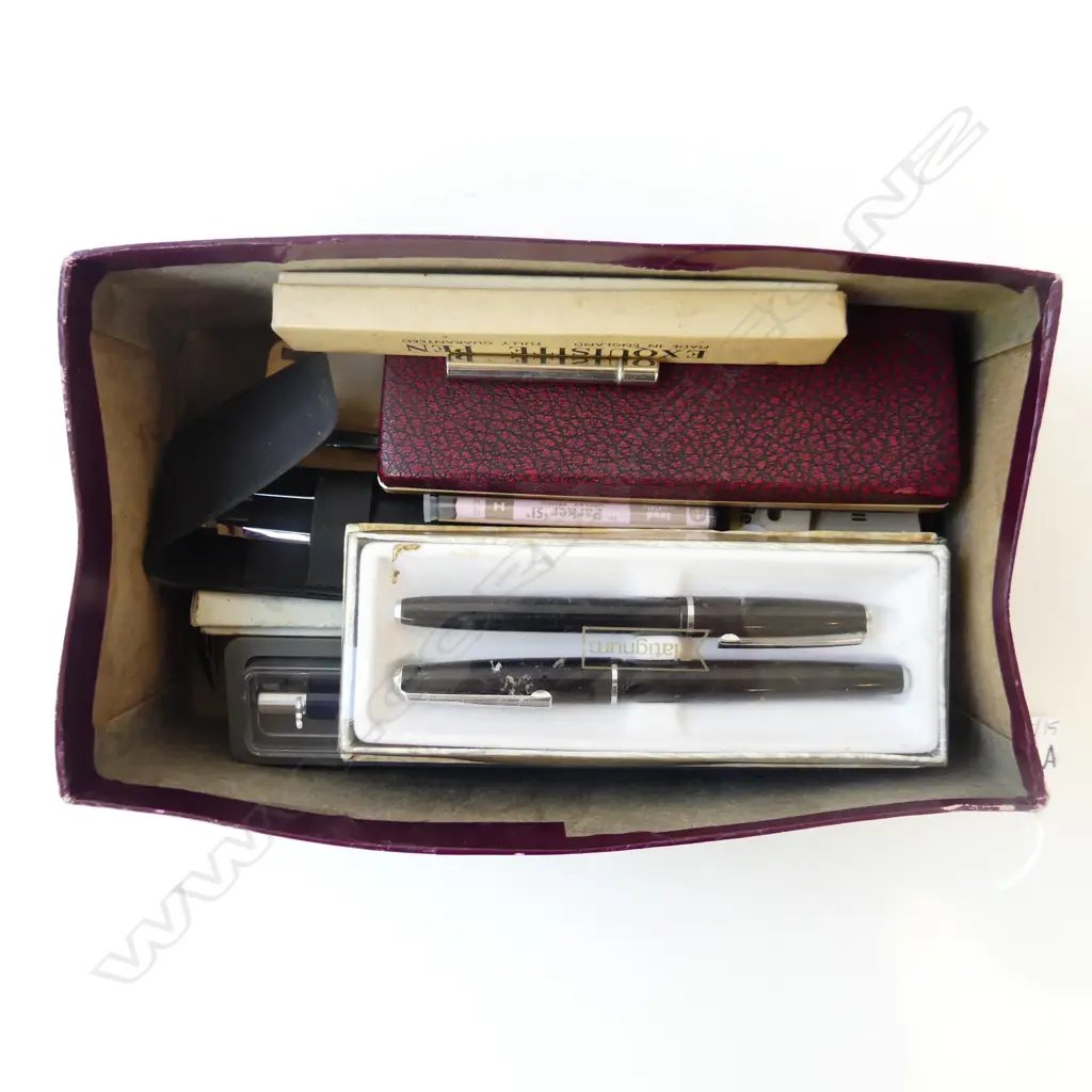 BOX ASST. PENS, REFILLS ETC Image 1++