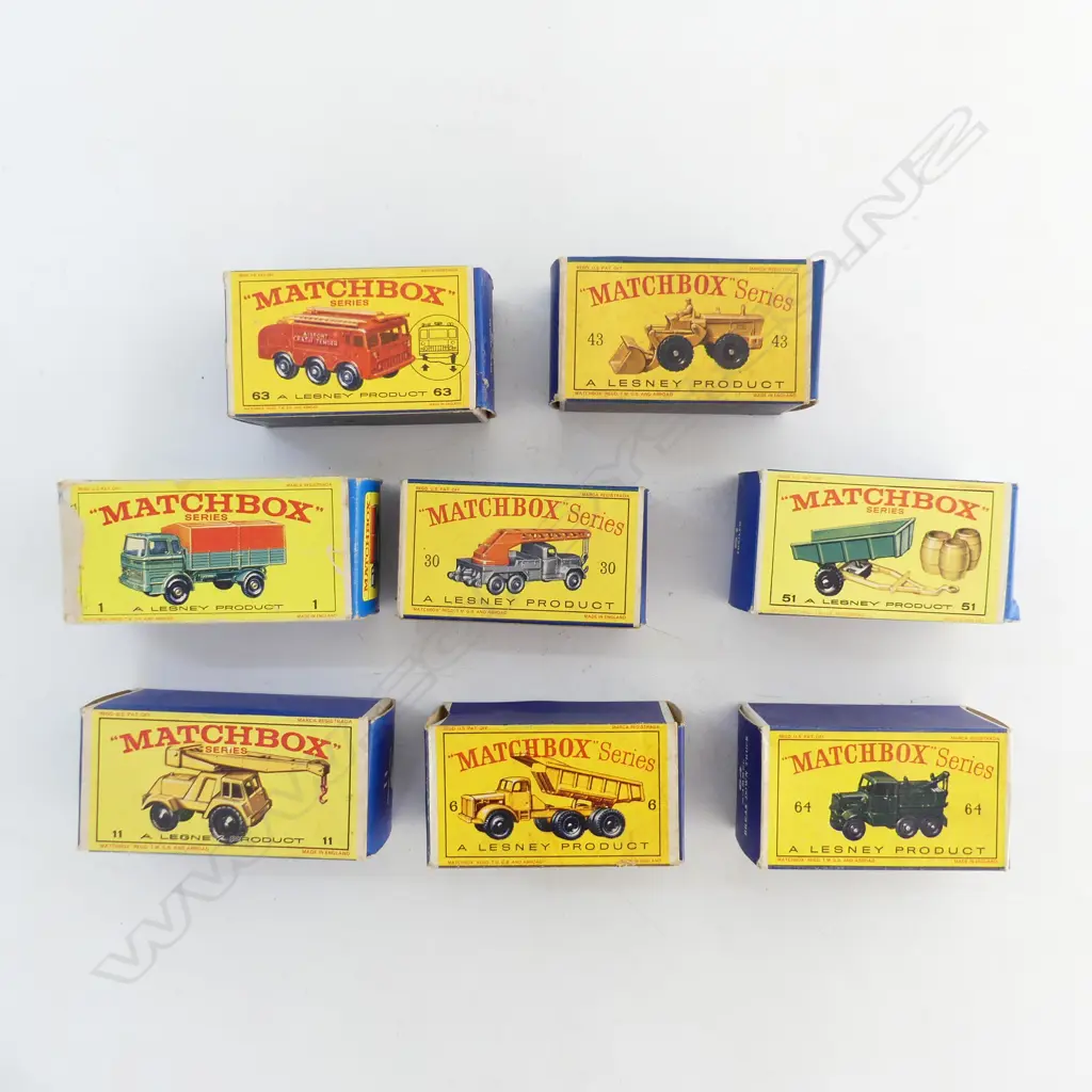 8 ASST. LESNEY MATCHBOX CARS Image 1++