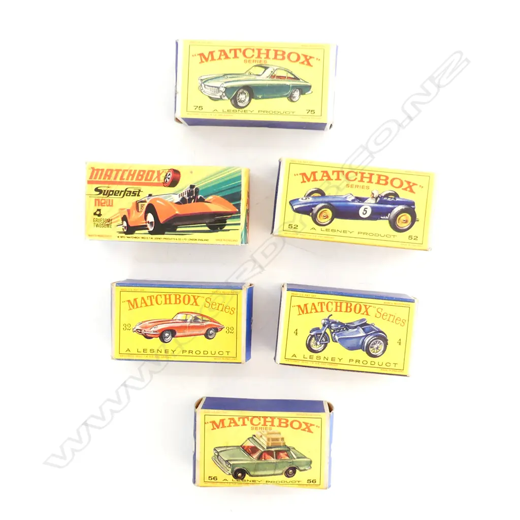 6 ASST. LESNEY MATCHBOX CARS Image 1++