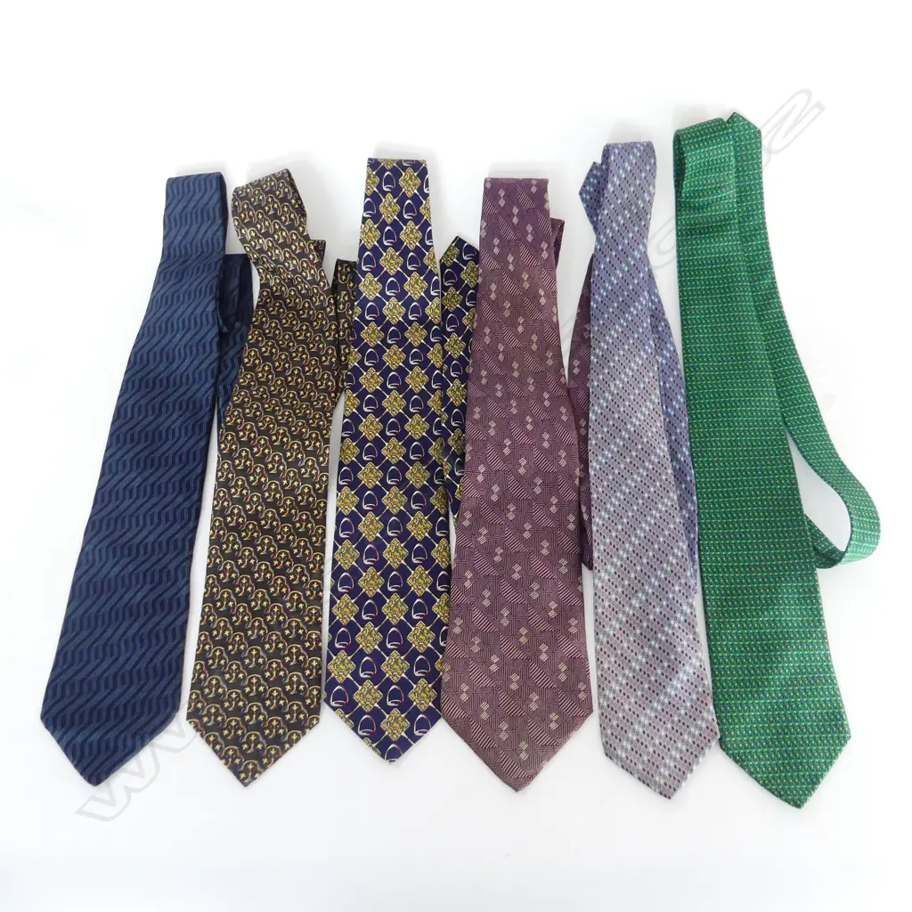 6 VINTAGE TIES SOME SILK INCLUDING ARMANI CHRISTIAN DIOR ETC Image 1++